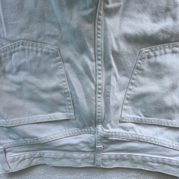 Uniqlo White Cotton Blend Jeans - Picture 6 of 15